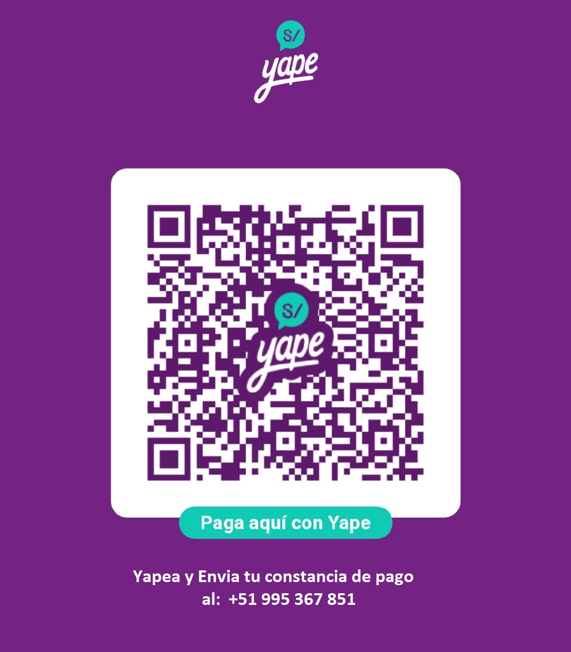 Código QR de pago